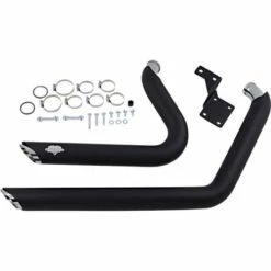 Vance & Hines Shortshots Staggered, Schwarz -Elektrik Blitz Angebote Store 18001415 6