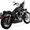 Vance & Hines Shortshots Staggered Schwarz