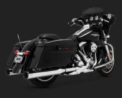 Vance & Hines Eliminator 400 Chrom & Schwarze Endkappen -Elektrik Blitz Angebote Store 1801 08992