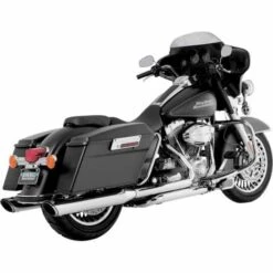 Vance & Hines Twin Slash Round Slip-Ons Chrom -Elektrik Blitz Angebote Store 18010392 3a