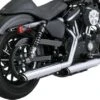 Vance & Hines Twin Slash 3" Slip-Ons, Chrom