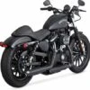 Vance & Hines Twin Slash 3" Slip-Ons, Schwarz
