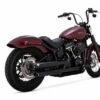 Vance & Hines Twin Slash 3" Slip-Ons Schwarz Wrinkle