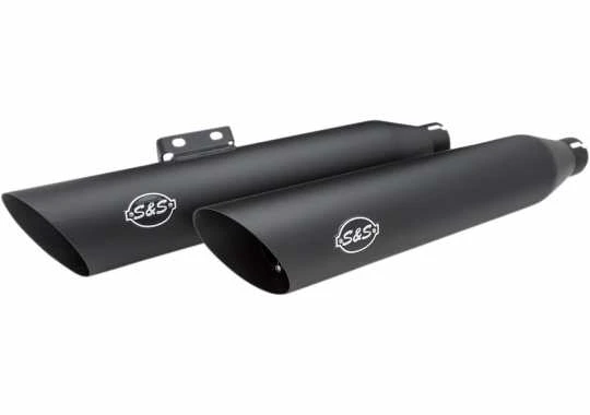 S&S Endschalldämpfer Slash-Cut Euro4 Schwarz 1 S&S Endschalldämpfer Slash-Cut Euro4 Schwarz