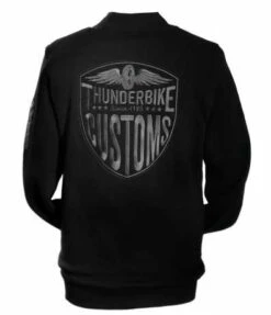Thunderbike Zip Sweatshirt New Custom, Schwarz -Elektrik Blitz Angebote Store 19 40 1011v 3