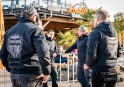 Thunderbike Softshell Hoodie Jacke New Custom -Elektrik Blitz Angebote Store 19 60 1011a 4