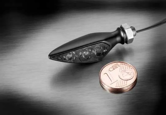 Kellermann Rhombus S Blinker Set DF Schwarz & Getönt 2 Kellermann Rhombus S Blinker Set DF Schwarz & Getönt – Bild 2