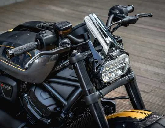 Windschild Kit Schwarz 3 Windschild Kit Schwarz – Bild 3