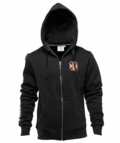 West Coast Choppers El Diablo Zip Hoodie Schwarz -Elektrik Blitz Angebote Store 566144v west coast3