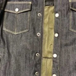 West Coast Choppers Og Denim Riding Jacke Raw Denim -Elektrik Blitz Angebote Store 572842v 5