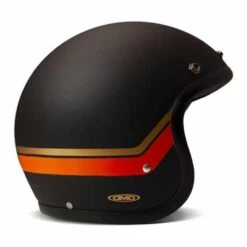 DMD Vintage Jethelm ECE Sunset Schwarz/orange