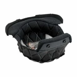 Biltwell Helm Innenfutter Schwarz/silber