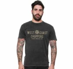West Coast Choppers Eagle Vintage T-Shirt Schwarz
