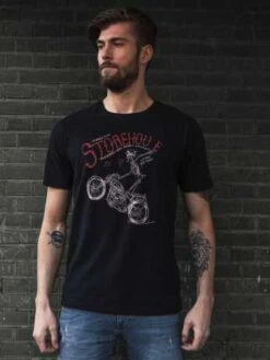 MCS Wheelie T-Shirt Schwarz