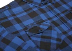 West Coast Choppers La Bomba Herringbone Flannel Hemd Blau/schwarz -Elektrik Blitz Angebote Store 588633v 31