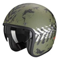 Scorpion Belfast Evo Helm Nevada Grün Matt/silber