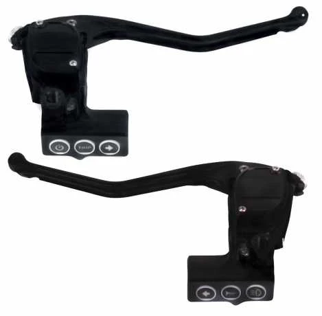 Rebuffini RR90 Armaturen Set Hydraulisch, Spiegel Oben, Schwarz Matt 1 Rebuffini RR90 Armaturen Set Hydraulisch, Spiegel Oben, Schwarz Matt