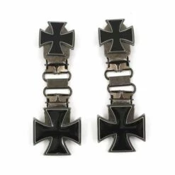 Ryder Front Laced Boot Clips Maltese Cross