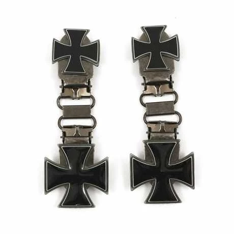 Ryder Front Laced Boot Clips Maltese Cross 1 Ryder Front Laced Boot Clips Maltese Cross