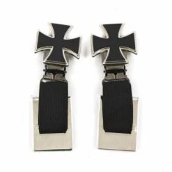 Ryder Front Stirrups Boot Clips Maltese Cross