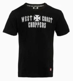 West Coast Choppers Script T-Shirt Schwarz