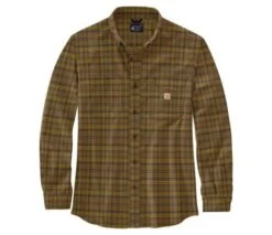 Carhartt Rugged Flex Midweight Flannelhemd Oak Braun