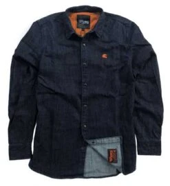 Roeg Bear Premium Denim Shirt Dunkelblau