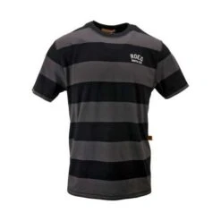Roeg Cody Striped T-Shirt Schwarz/grau
