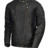 Roland Sands Clash Lederjacke Schwarz