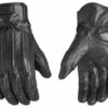 Roland Sands Rourke Leder Handschuhe Schwarz