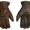 Roland Sands Wellington Leder Handschuhe Tobacco