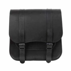 Ledrie Single Satteltasche Postman 30 Liter Leder Schwarz