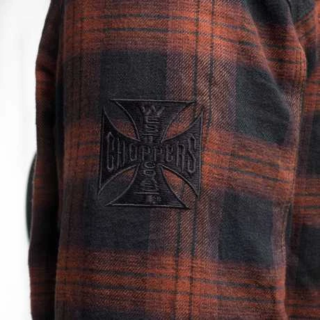 West Coast Choppers Austin Motorrad Hemd Rot/schwarz 4 West Coast Choppers Austin Motorrad Hemd Rot/schwarz – Bild 4
