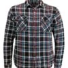13 1/2 Woodland Check Hemd Navy/rot