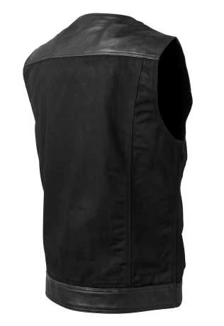 Roland Sands Temple 74 Weste Schwarz 2 Roland Sands Temple 74 Weste Schwarz – Bild 2