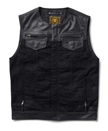 Roland Sands Temple 74 Weste Schwarz 3 Roland Sands Temple 74 Weste Schwarz – Bild 3