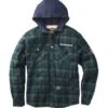West Coast Choppers Sherpa Lined Flannel Jacke Blau/grün