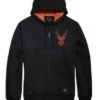 Harley-Davidson Zip Hoodie Road Captain Schwarz