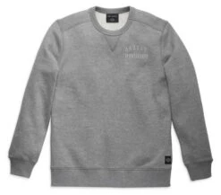 Harley-Davidson Sweatshirt Staple Bestickt Grau Meliert