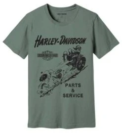 Harley-Davidson T-Shirt Lifestyle Grün