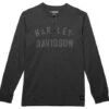 Harley-Davidson Henley Shirt Staple Dunkelgrau