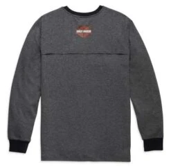 Harley-Davidson Longsleeve Performance Grau/schwarz -Elektrik Blitz Angebote Store 96103 23vm 2