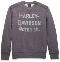Harley-Davidson Sweatshirt Amplifier Crew Grau