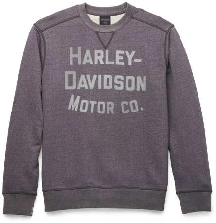 Harley-Davidson Sweatshirt Amplifier Crew Grau 1 Harley-Davidson Sweatshirt Amplifier Crew Grau