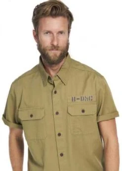 Harley-Davidson Kurzarmhemd Holdout Grün 6 Harley-Davidson Kurzarmhemd Holdout Grün -Elektrik Blitz Angebote Store 96383 22vm 015