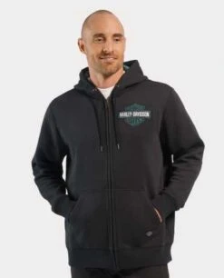 Harley-Davidson Zip Hoodie Bar & Shield Revolution Schwarz 6 Harley-Davidson Zip Hoodie Bar & Shield Revolution Schwarz -Elektrik Blitz Angebote Store 96534 23vm 31