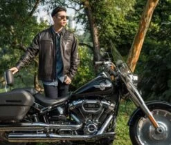 Harley-Davidson Kurzarmhemd Club Crew Chambray Blau -Elektrik Blitz Angebote Store 96614 23vm 31