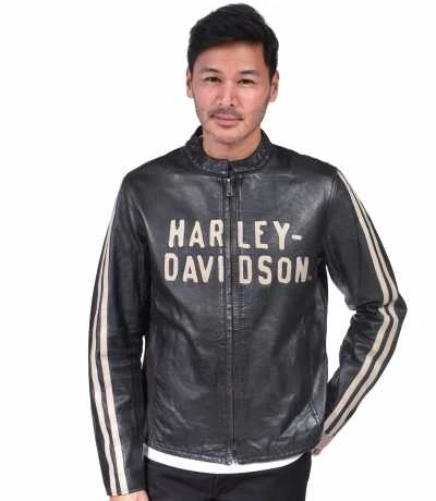 Harley-Davidson Lederjacke Sleeve Stripe 3 Harley-Davidson Lederjacke Sleeve Stripe – Bild 3