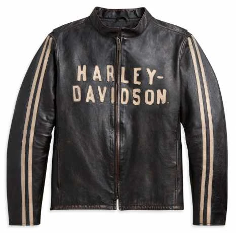 Harley-Davidson Lederjacke Sleeve Stripe 1 Harley-Davidson Lederjacke Sleeve Stripe