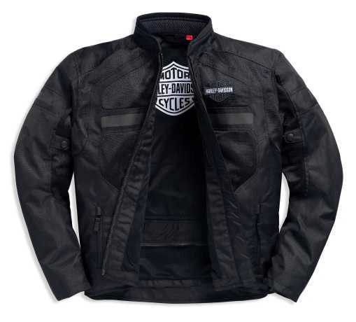 Harley-Davidson Mesh Jacke Tropic Schwarz 3 Harley-Davidson Mesh Jacke Tropic Schwarz – Bild 3